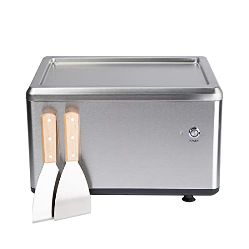 Ultratec Roll-Eismaschine, bereitet leckeres Eis für Ice Cream Rolls in nur 3 Minuten zu, Bedienung über eine Taste, vielfältige Sortenwechsel möglich,...