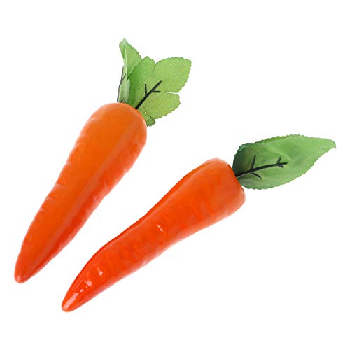 Lamdoo Lebensechte Künstliche Karotte Simulation Gefälschte Gemüse Foto Requisiten Home Küche Dekoration Kinder Lehre Spielzeug