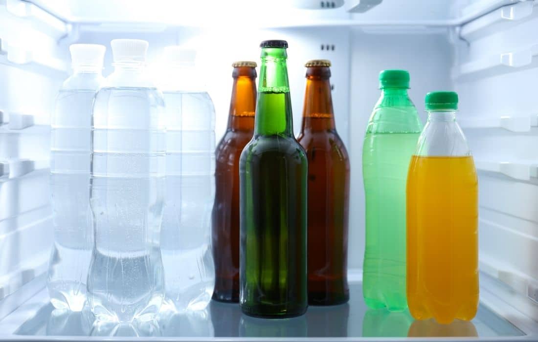 flaschenkühlschrank für getränke