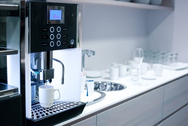 Kaffeevollautomat in Küche