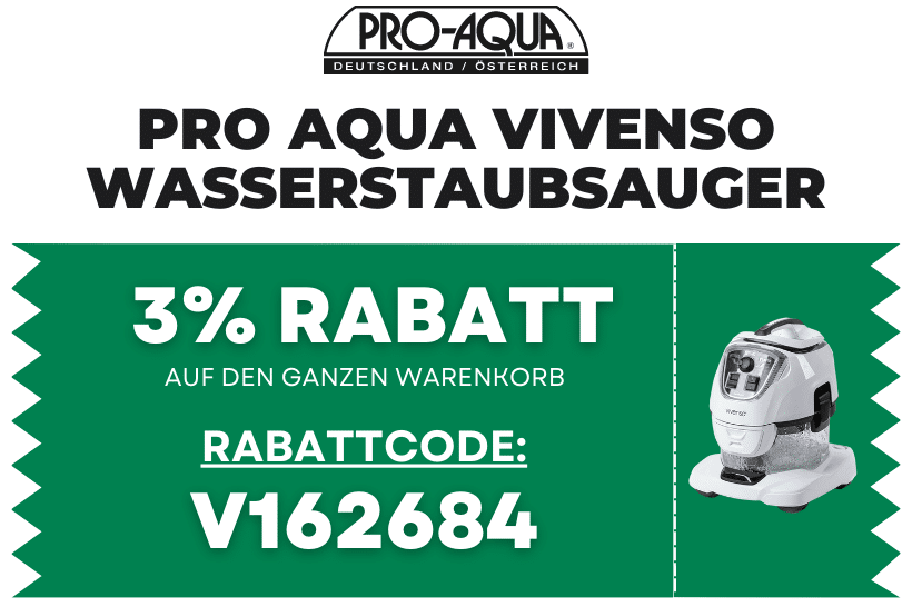 Pro Aqua Vivenso Rabattcode V162684 HHB
