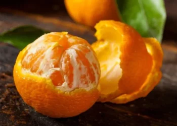 Mandarinen Flecken entfernen